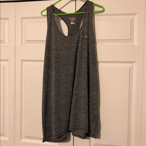 Champion performance heather gray racer back tank top
